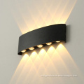 Modern Nordic Style Waterproof IP65 RGB LED Wall Light for Home Garden